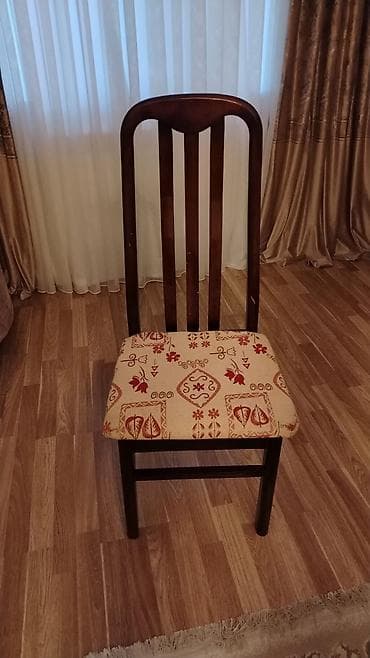perla mebel divan: Yemək otağı üçün taxta masa və stul dəsti - Material: bərk taxta — 4