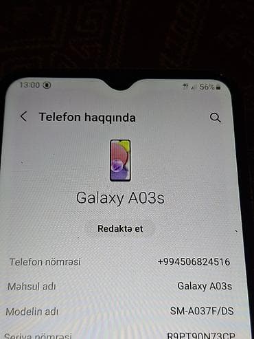 samsung galaxy a03s: Samsung Galaxy A03s, 64 GB, İki sim kartlı — 5