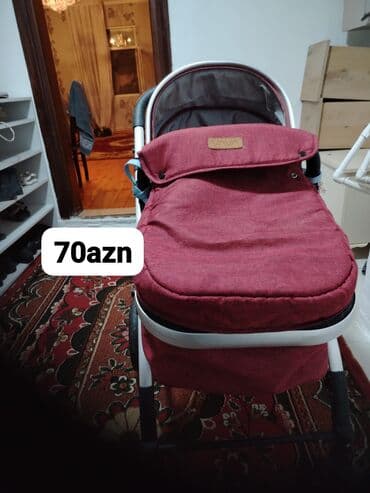 VAVA brend uşaq arabası - Rəng: tünd qırmızı (bordo) - Geniş oturacaq lalafo.az -da VAVA brend uşaq arabası - Rəng: tünd qırmızı (bordo) - Geniş oturacaq