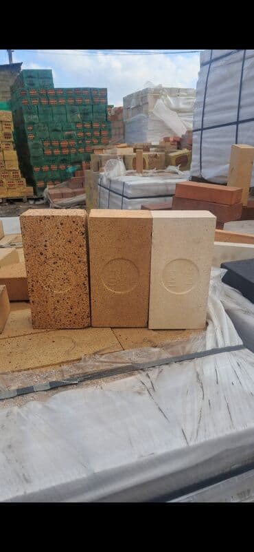 Kafel və bitirmə daşları: Oda davamli kərpiclər — 1