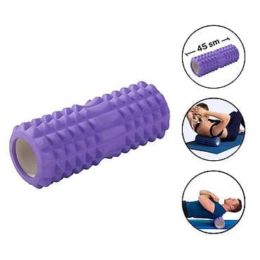 Yoga silindiri, masaj silindiri (tikanlı 45 sm) 🪪 şəxsi̇yyət