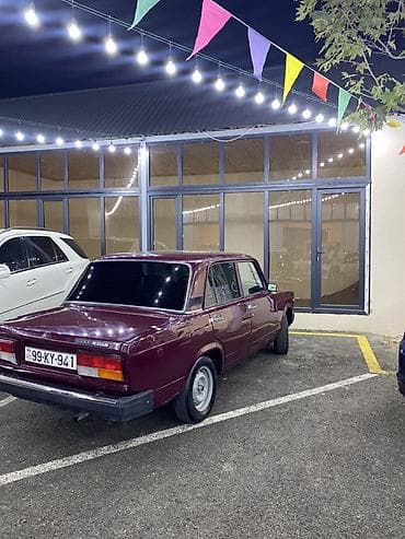 bmw 525 d: VAZ 2107, vişnə rəngi sedan Masin gence weherindedir hecbir problemu — 2