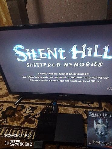 oyunların yazılması: Sony PlayStation 2 Slim (PS2) oyun konsolu işlək vəziyyətdə iki — 8