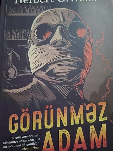 Məhsul: Kitab – “Görünməz Adam” Müəllif: Herbert G. Wells Janr