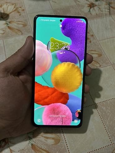 Samsung Galaxy A51, 64 GB, rəng - Qara, İki sim kartlı, Face ID, Sənədlərlə