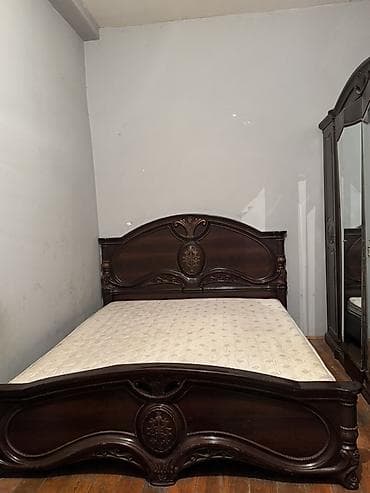 yumru taxt: İkinəfərlik çarpayı, Matras ilə, Siyirməsiz — 2