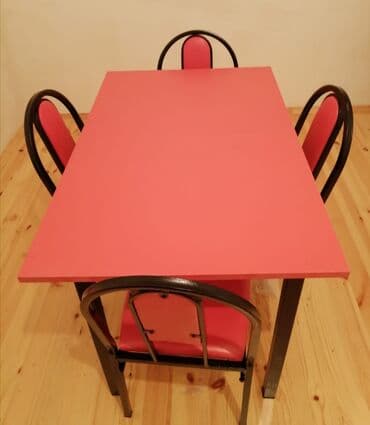 miz ustul: Masa və oturacaqlar dəsti, stol stul. Stollar, stullar, Masalar — 21