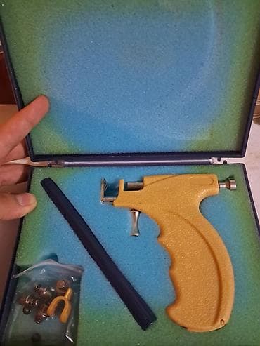 Moyka avadanlığı: Qulaq deşmə aparatı – tam dəst Məhsul təsviri: - Peşəkar qulaq deşmə — 2