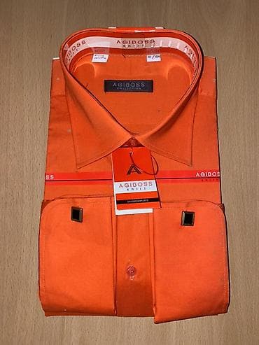 Digər kişi geyimləri: Köynək, rəng - Narıncı — 1