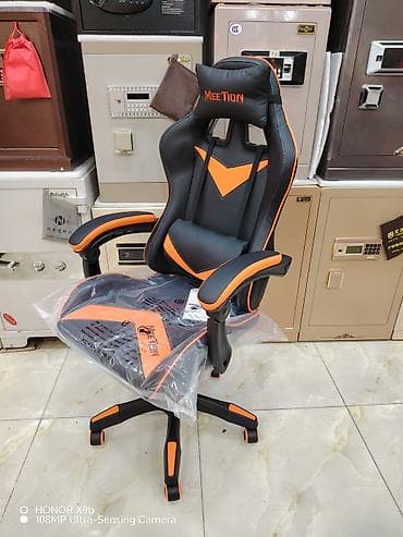 kreslo gaming: Yeni, Təkərli, Qolları tənzimlənir, Süni dəri — 3