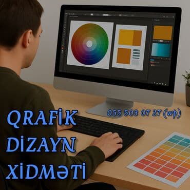 🎨 Qrafik Dizayn: ✅ Logo hazırlanması 20–50 AZN ✅ Vizitkart dizaynı