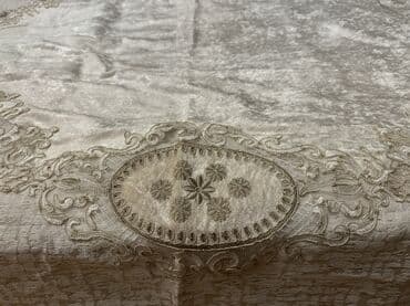 постельное белье люби: Новый цвет - Бежевый Покрывало — 9