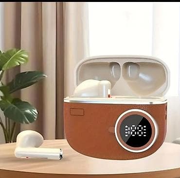 redmi note 7 ekran: Yeni Simsiz (Bluetooth) Qulaqcıqlar, AIR MUSIC, rəng - Bej — 2