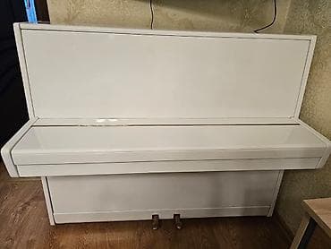 Ağ rəngli “Belarus” upright pianino - Marka/model: Belarus (upright) — 6