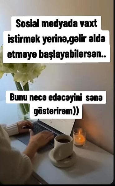Xidmət: Evdən online gəlir qazanmaq üçün təlim və fəaliyyət