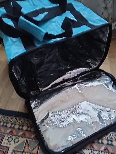 Wolt Partner izotermal çatdırılma çantası - Rəng: mavi (Wolt loqolu) — 3