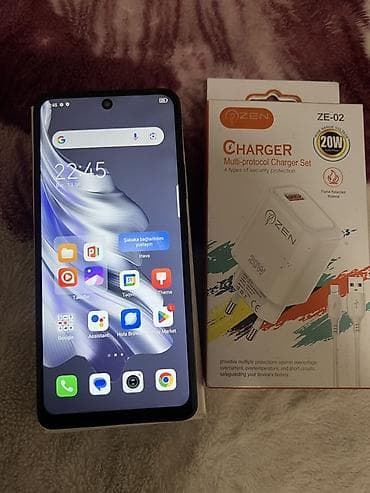 printer wifi: Tecno Spark 20 Pro, 256 GB, rəng - Qara, Sensor, Face ID — 5