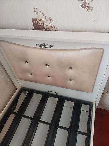 İşlənmiş, Təknəfərlik çarpayı, Matrassız, Siyirməsiz — 5