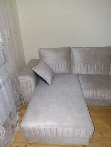 Ev üçün digər mallar: Künc divan, İşlənmiş, Açılan, Bazalı, Parça, Ödənişli çatdırılma — 3