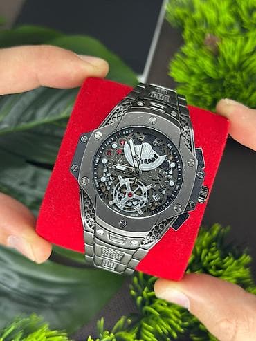 bil: Yeni, Qol saatı, Hublot, rəng - Gümüşü — 10