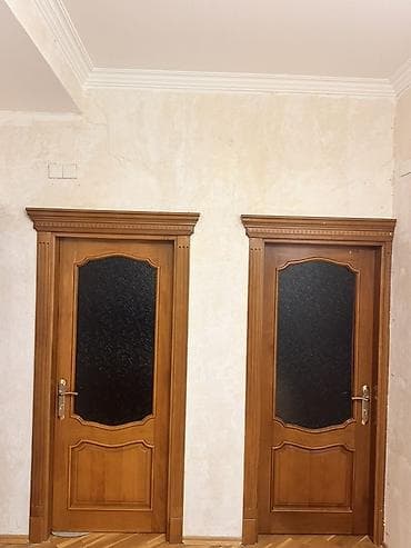 Taxta interyer qapıları – klassik dizayn - Material: təbii ağac (qoz — 5