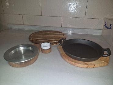 soba servisi: Bu dəstdə bir düzbucaqlı bambuk nimçə və paslanmayan poladdan — 2