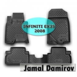 ayaqalti rezin: Novline infiniti ex35 2008 ucun poliuretan ayaqaltilar "aileron" — 1