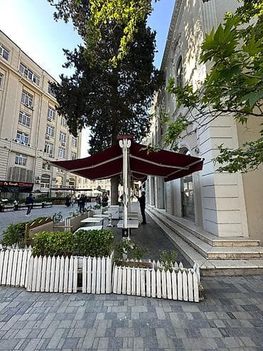 Kafe və restoran üçün peşəkar ikitərəfli tentlər — komplekt Kafe — 3