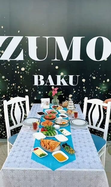 şamaxı restoranları: ZUMO Baku – açıq hava ve qapalı rahat məkan və zəngin süfrə — 1