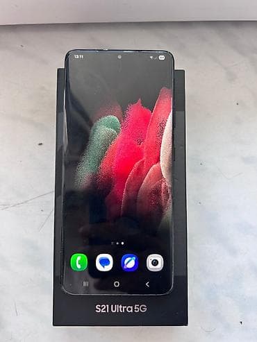 s10 ultra: Samsung Galaxy S21 Ultra 5G, 256 GB, rəng - Qara, Barmaq izi, Simsiz şarj, İki sim kartlı — 1