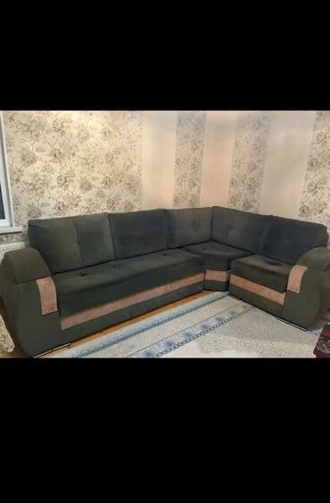 Künc divan, İşlənmiş, Açılan, Bazalı, Parça, Çatdırılma yoxdur