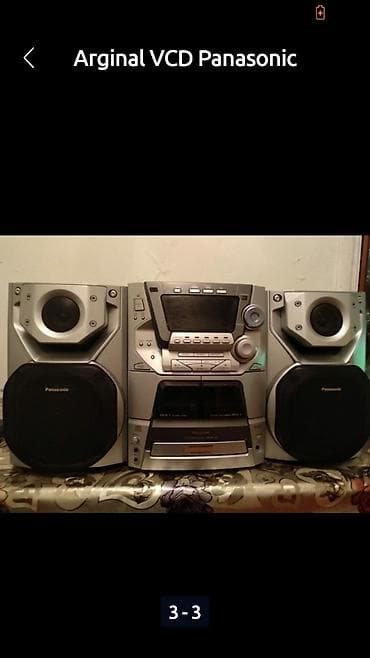 Təmiz Panasonic musiqi mərkəzi 5disk oxudur,radio,karaoke və başqa