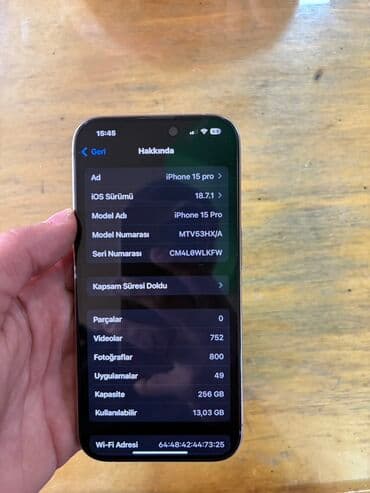 iphone 11 pro qiyməti: IPhone 15 Pro, 256 GB, Desert Titanium, Face ID — 9