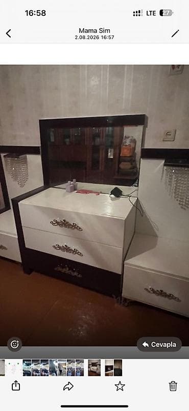 ucuz künc divanları: Yataq otağı mebel dəsti Tərkibi: - Geniş ikitərəfli çarpayı üçün — 3