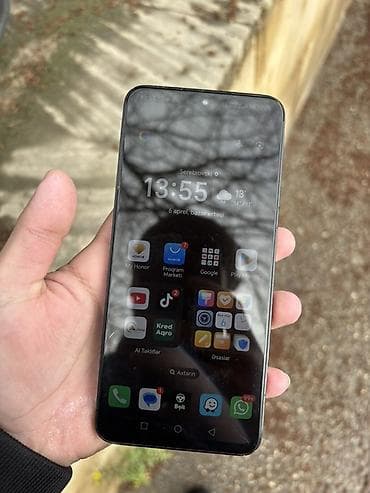 honor 7: Honor X8a, 128 GB, rəng - Qara, Barmaq izi — 1