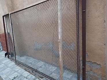 Metalkarkaslı tor qəfəs/qapı paneli - Material: möhkəm metal karkas — 2