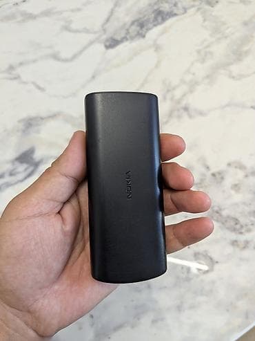 silver et ceken: Nokia 105 4G, rəng - Qara, Düyməli — 3