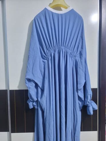 узбекское платье со штанами: Повседневное платье, Макси, One size — 4