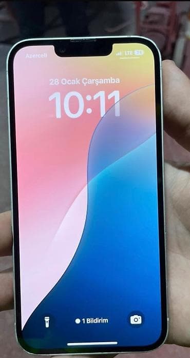 IPhone 14, 128 GB, White Titanium, Barmaq izi, Face ID, Simsiz şarj