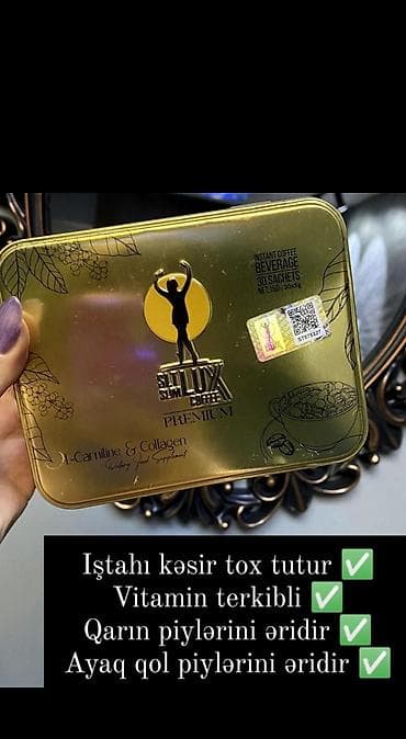 pump qizil: Slim Lux qarışıq bitki çayı, qablaşdırılmış formada. Qızılı rəngli — 1