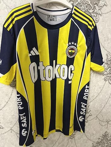 futbolka: Futbolka, Adidas, M, rəng - Sarı — 1