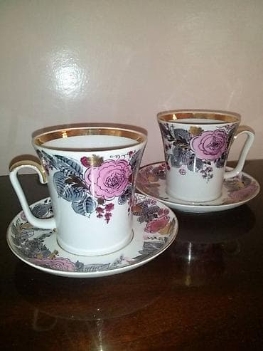 ana bala geyimi: "Bogema Çay Fincanı Nəlbəkili Böyük" 500ML. Fincan Nəlbəkisi ilə — 1