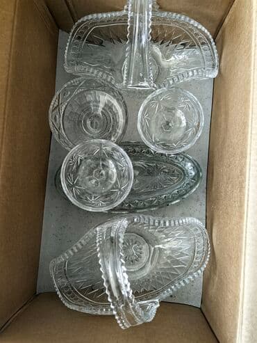 Kasalar, rəng - Ağ, Şüşə