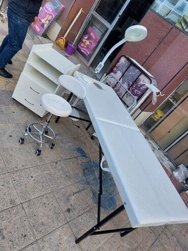 кушетка для массажа складная бу: Новый, Масажная кушетка, Складной, цвет - Белый — 6