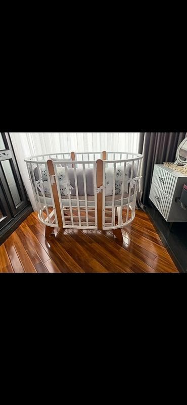 Oğlan və qız üçün, Yumru, Beşik, Dəst ilə, Matras ilə, Yellənmə mexanizmsiz