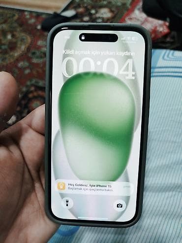 iphone usb: IPhone 15, 128 GB, Yaşıl, Face ID — 1