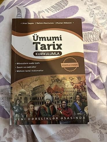 Велоаксессуары: Ümumi Tarix – Kurikulumla (2024/25-ci il nəşri) Müəlliflər: Anar — 1
