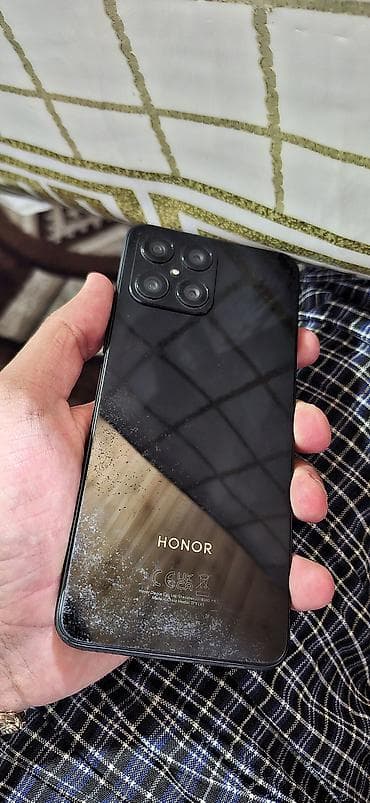 dvb t2 azerbaijan: Honor X8, 128 GB, rəng - Qara, Barmaq izi — 3