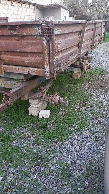 lapeti: Kənd təsərrüfatı üçün ikioxlu traktor qoşqusu - Güclü metal karkas və — 3