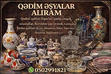 keks qablari: Çay dəsti — 1